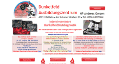 Desktop Screenshot of dunkelfeldausbildungszentrum.de