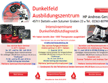 Tablet Screenshot of dunkelfeldausbildungszentrum.de
